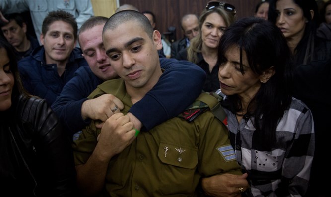 Polls: 70 Percent in Support of Pardoning Israeli Sgt. Azariya