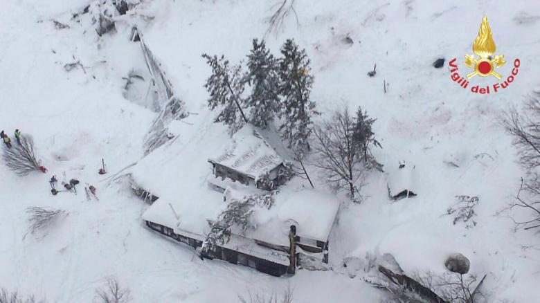 Avalanche Hits Italy Hotel, Many Feared Dead or Injured