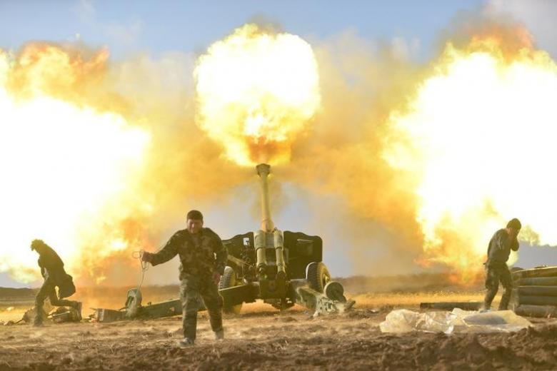 Signs of Skirmishes between Iraqi PMF Militants, Kurdish Peshmerga