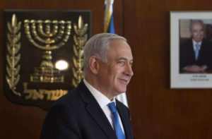Israel's Prime Minister Benjamin Netanyahu leaves after making a televised statement to Reuters at the Knesset, the Israeli parliament, in Jerusalem November 5, 2012. REUTERS/Baz Ratner (JERUSALEM - Tags: POLITICS)