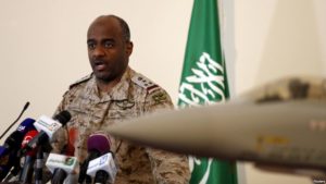 Official spokesman for the Saudi Ministry of Defense Maj. General Ahmed Hassan al-Assiri.