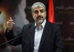 Speaker of Hamas Political bureau Khaled Mashaal.