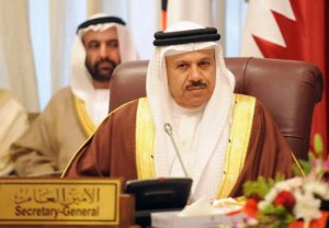 Gulf Cooperation Council Chief Abdu Dr. Abdullatif Al-Zayani,