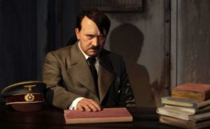 A waxwork of Adolf Hitler before a 41-year-old man tore its head off from the controversial exhibit on the opening day of Berlin's Madame Tussauds July 5, 2008 is seen in this July 3, 2008 file photo. (TOBIAS SCHWARZ / REUTERS)