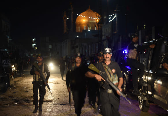 Security Crackdown as Pakistan Reels after ISIS Bombing