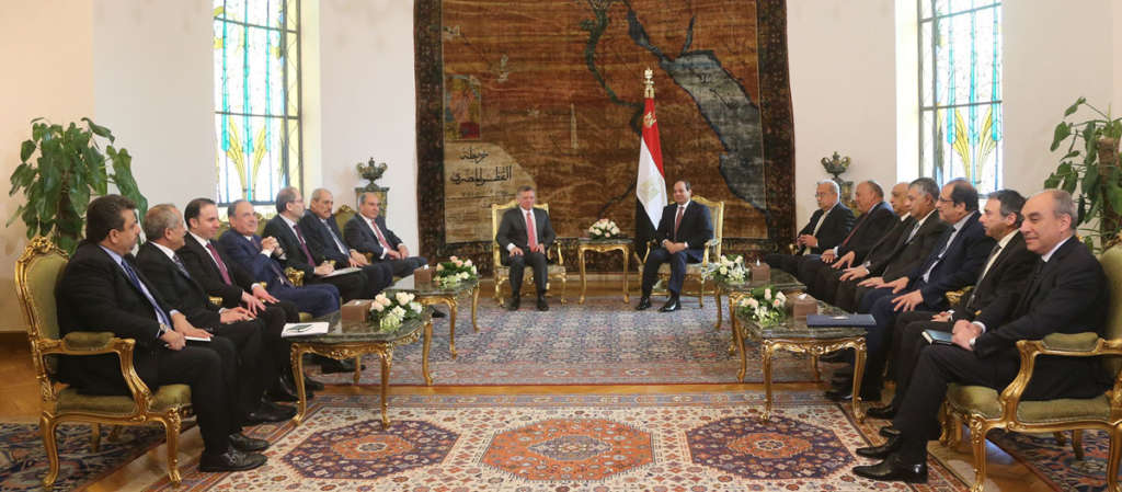 Sisi, Abdullah II: Two-State Solution a National Principle