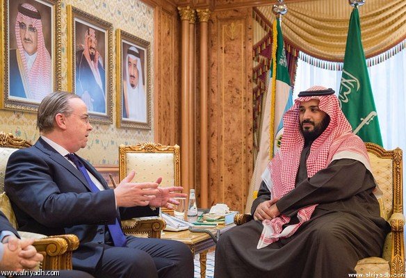 Saudi Deputy Crown Prince Meets HSBC’s CEO
