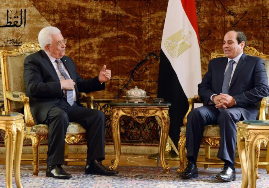 El-Sisi Vows to Abbas to Address Palestinian State Issue with Trump