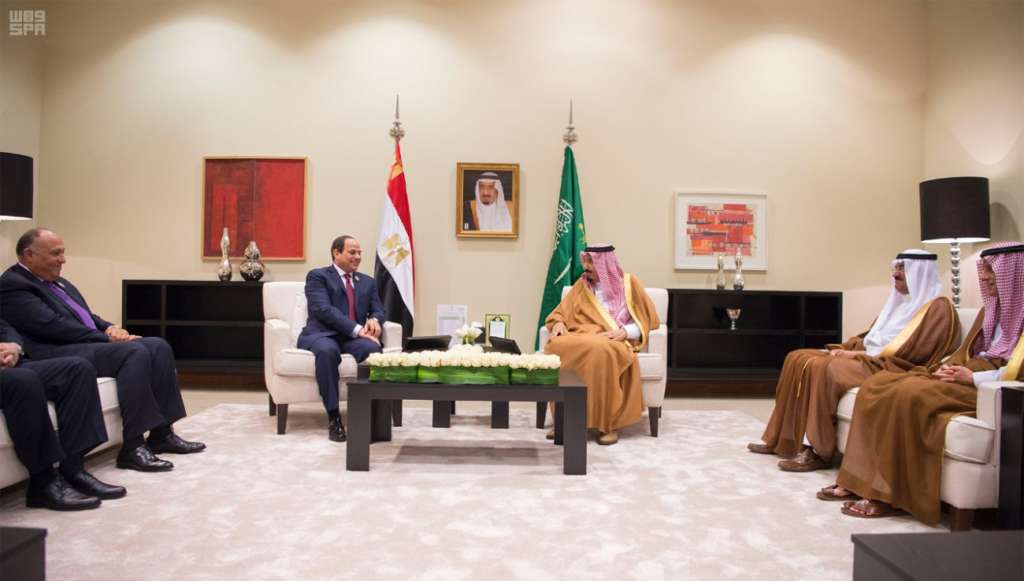King Salman Holds Talks with Several Arab Leaders in Jordan