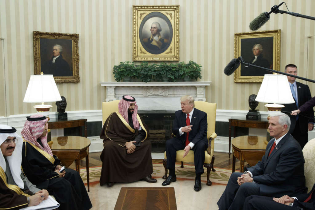 Trump Hosts Saudi Deputy Crown Prince in White House