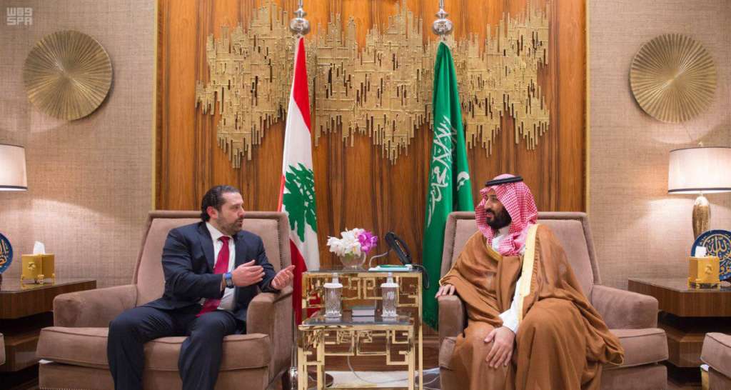 Saudi Deputy Crown Prince Meets with Lebanese PM