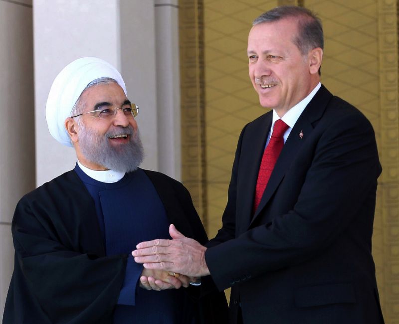 Erdogan Meets Rouhani following Angry Exchanges