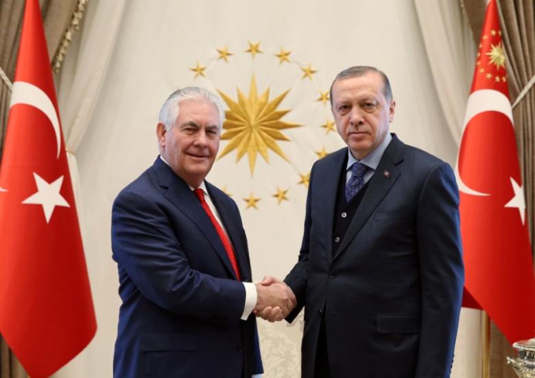 Erdogan Meets US Secretary of State, Urges Use of ‘Legitimate’ Actors in Syria
