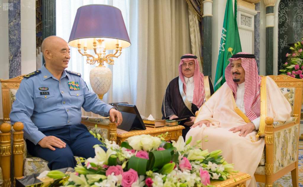 Saudi King Meets China’s Vice-Chairman of Central Military Commission