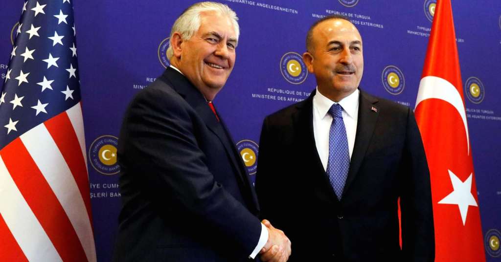 Tillerson Discusses in Ankara Choice of Syria “Safe Zones”