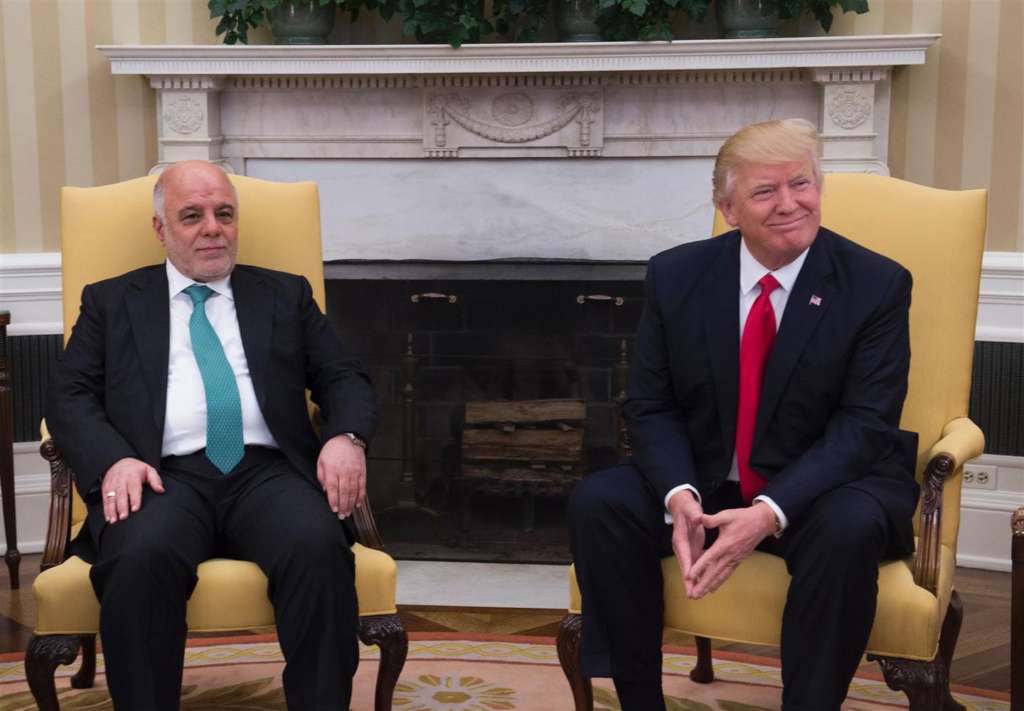 Trump Calls on Abadi for more Anti-ISIS Cooperation