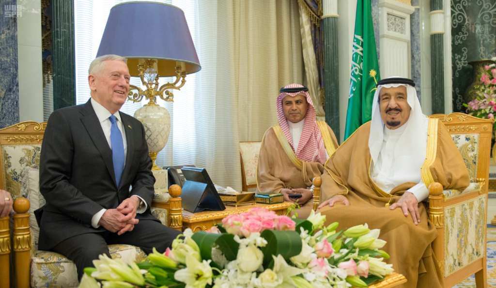 US Defense Secretary Mattis: Washington Wants a ‘Strong’ Saudi Arabia