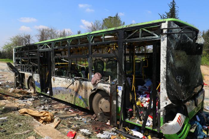 Bus Bombing Marks End to Tragic Evacuation Deal in Syria