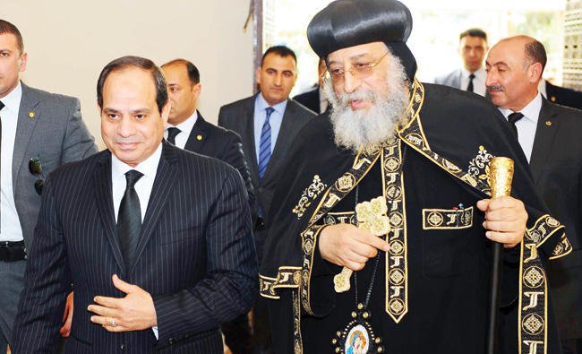 Al-Sisi Visits Coptic Pope ‘to Contain Anger’