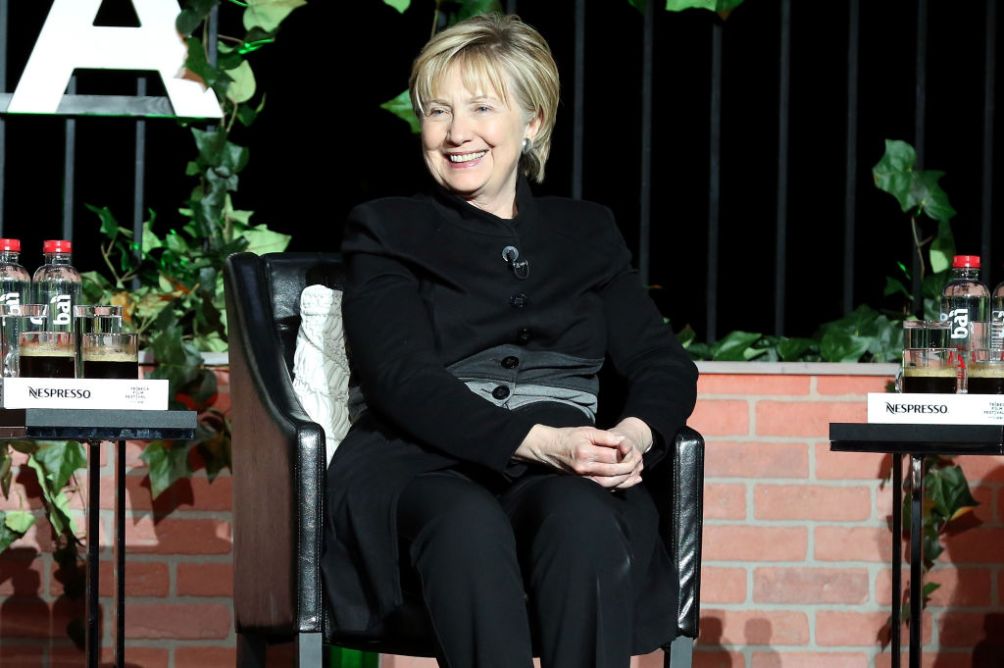 Hillary Clinton Attends Tribeca Film Festival
