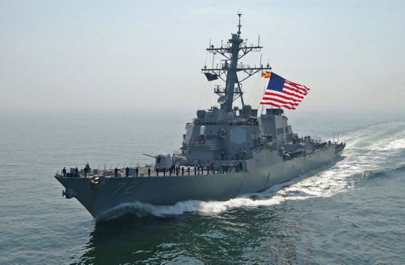 US Warship Fires Warning Flare at Iran Vessel in Gulf