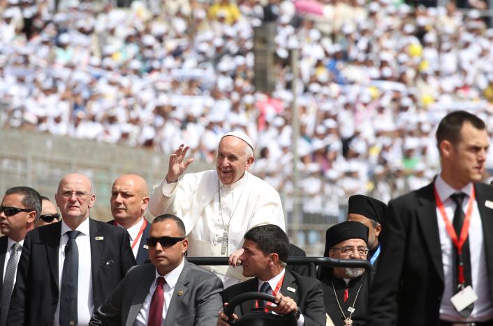 Pope Concludes Cairo Visit with Prayer to Wash Grief of Palm Sunday Attack Victims