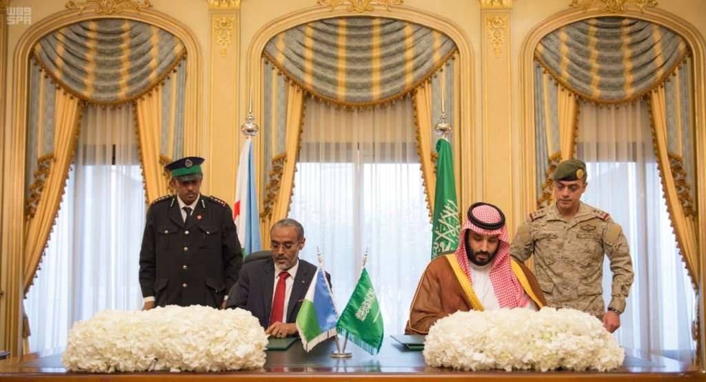 Deputy Crown Prince, Djibouti Defense Minister Sign Military Cooperation Agreement