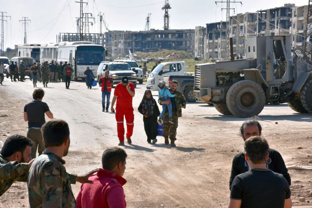 Evacuations of Besieged Syria Towns Continue after 48-Hour Halt