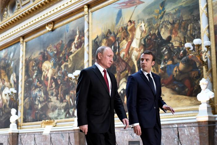 Tough Talks Challenge Putin-Macron Meeting