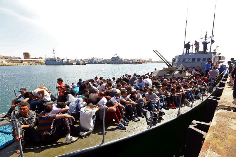 Coastguard Intercepts almost 500 Migrants off Libya