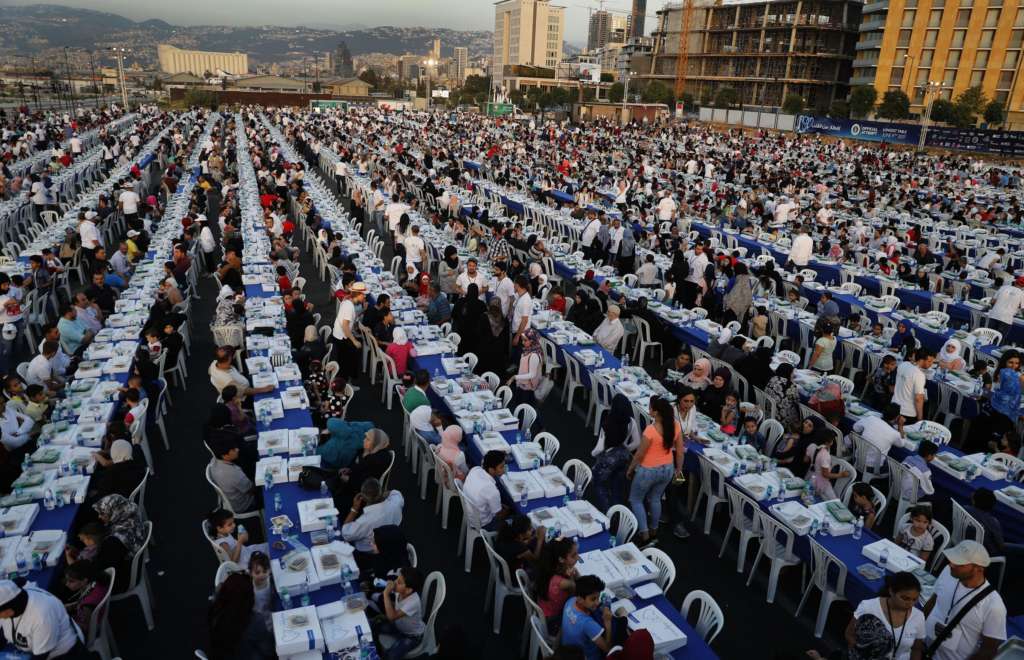 Lebanon Enters Guinness Record Book with Longest Iftar Table