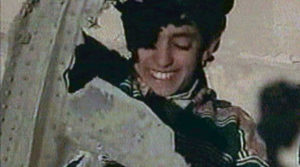 This image made from video broadcast Nov. 7, 2001, shows a young boy identified as Hamza bin Laden