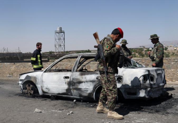 Dozens of Casualties as 5 Taliban Suicide Bombers Attack Afghan Police