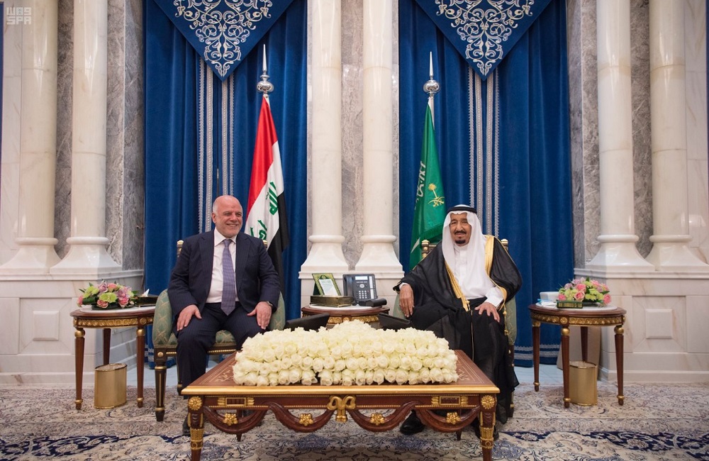 King Salman, Iraqi PM Agree to Intensify Joint Efforts in Terrorism Fight
