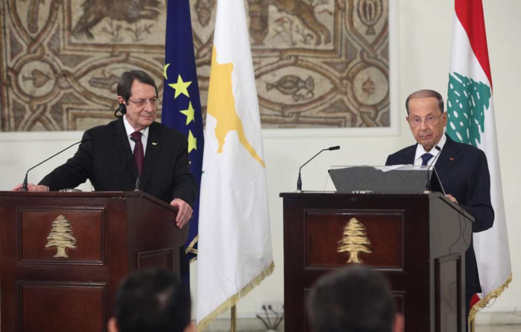 Cyprus President in Beirut, Calls for Unifying Anti-Terrorism Efforts