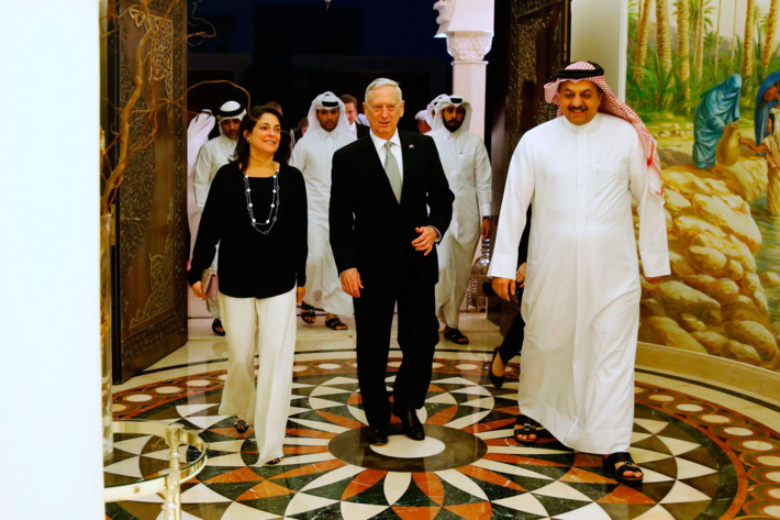 Washington Ambassador in Doha Leaves her Post