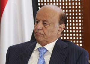 Yemen's President Abdrabbu Mansour Hadi