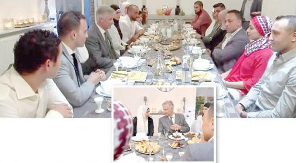Belgian King Shares Iftar with Muslim Family