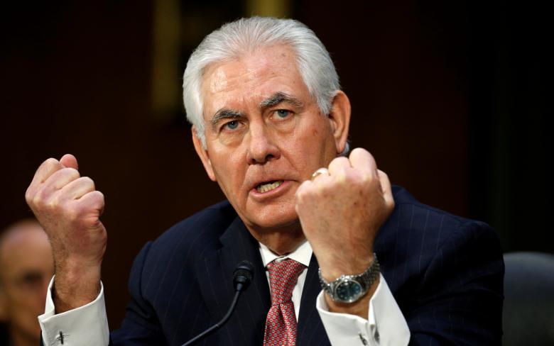 Tillerson: US Has a ‘Terrific Record’ in Reducing Greenhouse Emissions