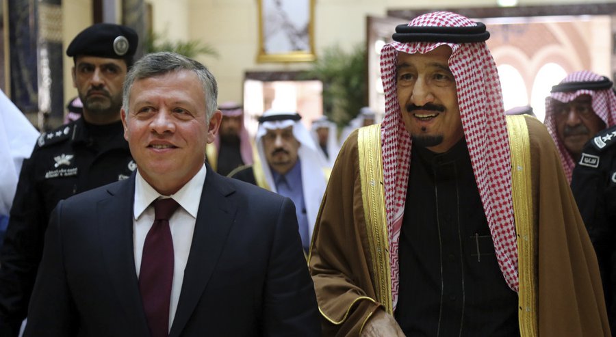 King Salman Congratulates Jordanian King Abdullah on Coronation Anniversary