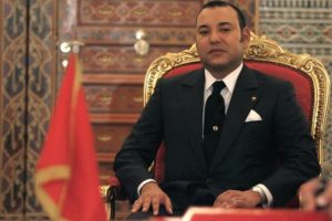 Morocco King Mohammed VI attends a signing ceremony at the Royal Palace in Marrakech, Morocco, October 22, 2007