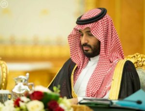 Saudi Arabia's Prince Mohammed bin Salman attends a cabinet meeting that agrees to implement a broad reform plan known as Vision 2030 in Riyadh