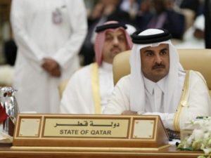 Qatar's Emir Sheikh Tamim bin Hamad Al-Thani.