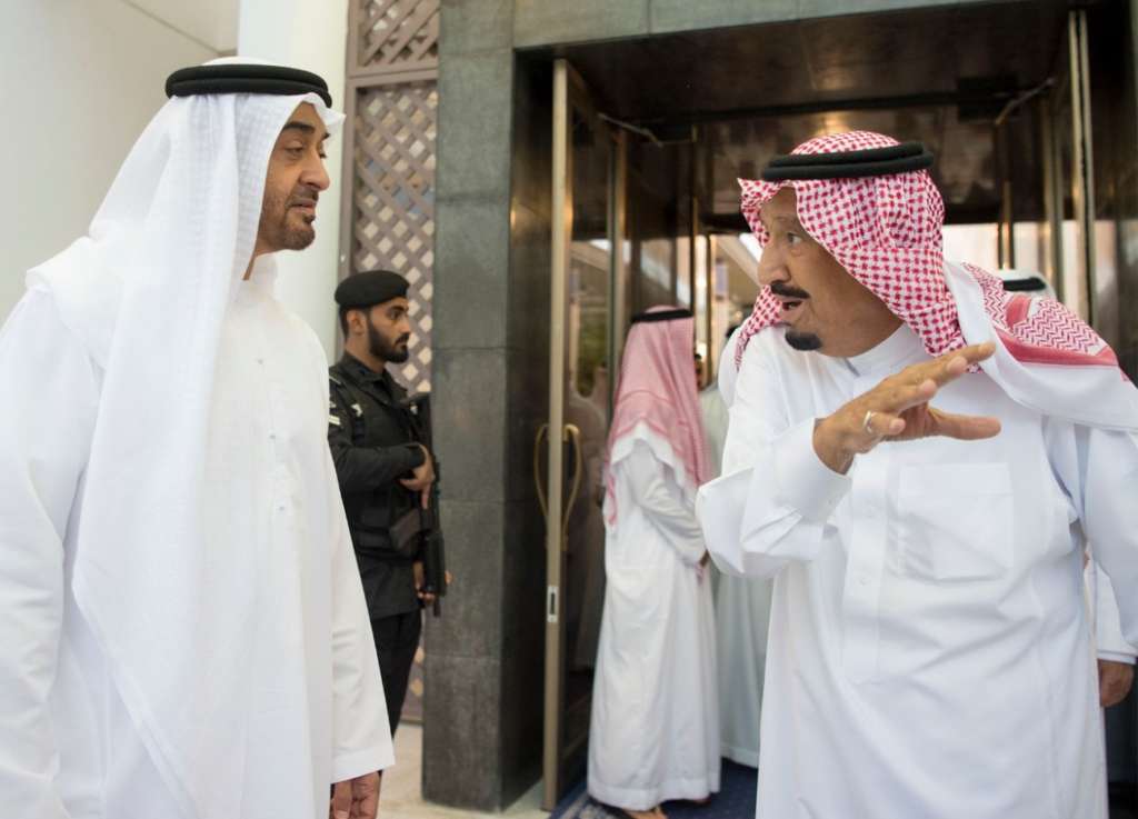 King Salman Discusses Bilateral Ties with Visiting UAE Crown Prince
