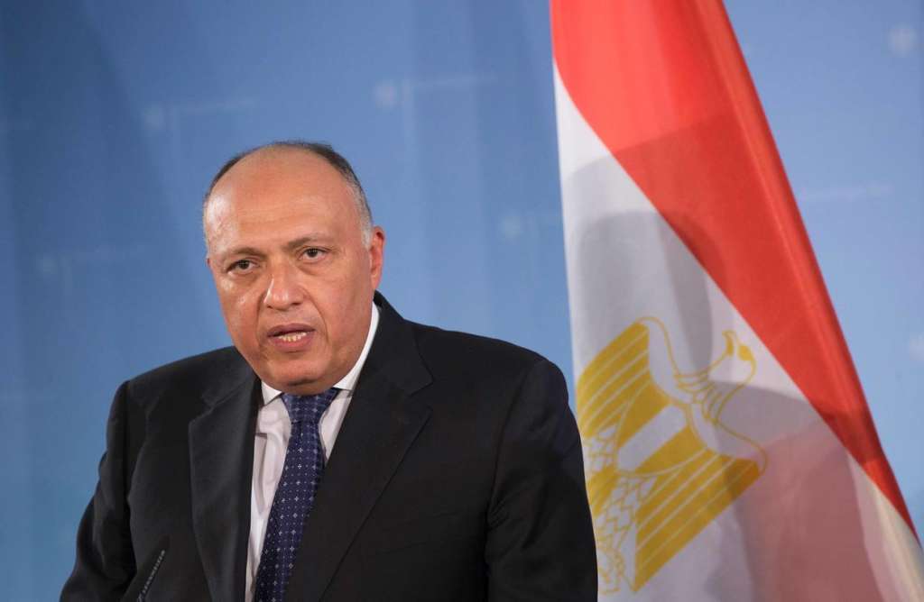 Egypt’s FM Says Arab States Cannot Accept Qatar’s Destructive Role