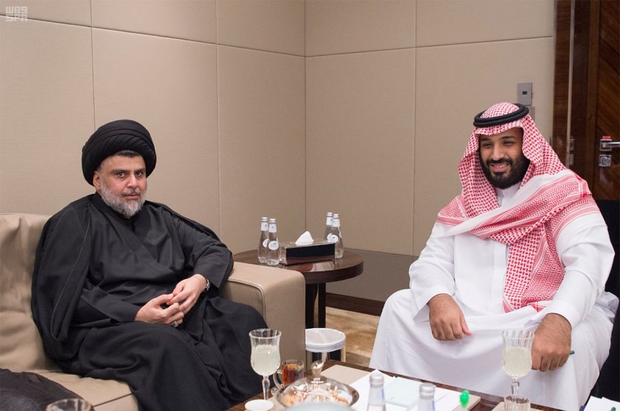 Deputy Custodian of the Two Holy Mosques Meets Iraq’s Moqtada al-Sadr