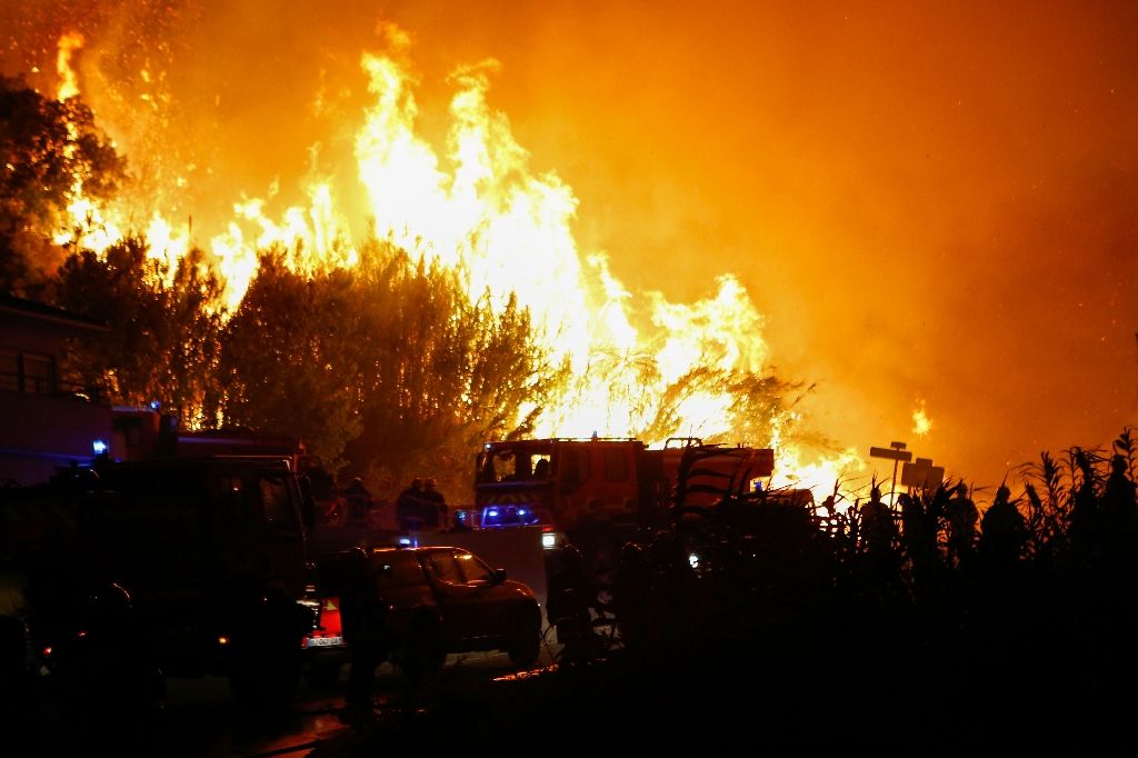 Firefighters Struggle to Extinguish Fires Raging in Southern France