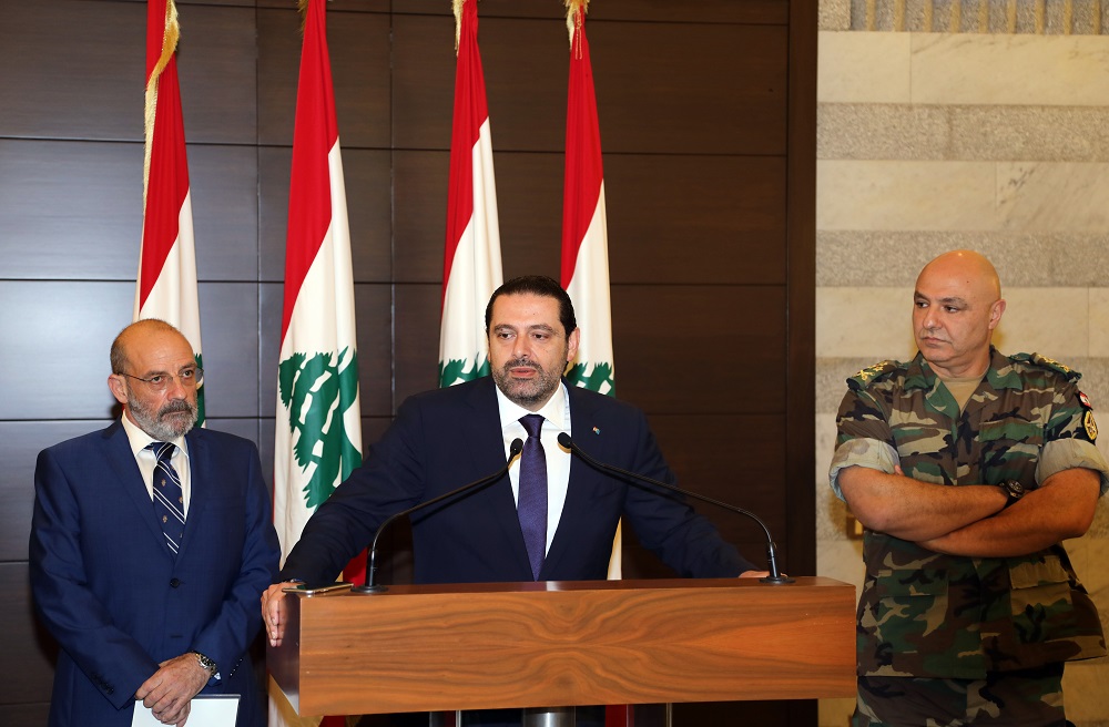 Hariri Defends Lebanese Army against Critics of its Handling of Syrian Refugees