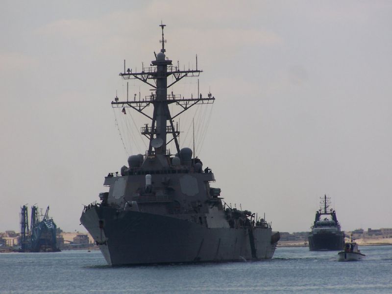 US Navy Ship Fires Warning Shots at Iranian Vessel