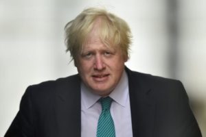 Britain's Foreign Secretary, Boris Johnson arrives in Downing Street for a cabinet meeting, London